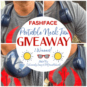 FASHFACE Portable Neck Fan Giveaway