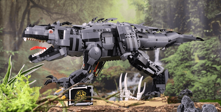 Mechanical T-Rex Dinosaur Brick Set Giveaway