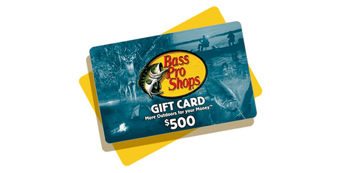 $500 To Bass Pro Shops Gift Card Giveaway