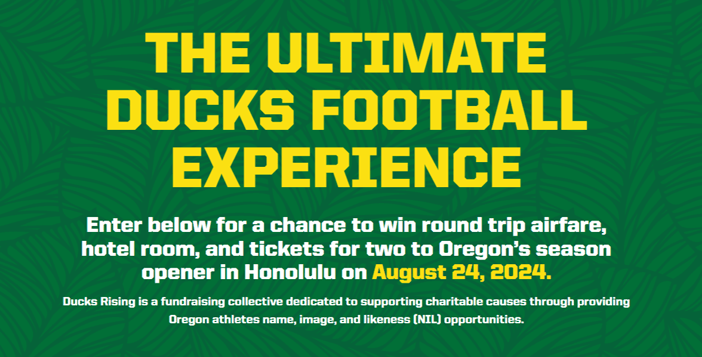 $5,000 Honolulu, HI Football Trip Giveaway