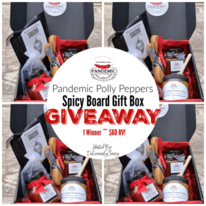 Pandemic Polly Peppers Spicy Board Gift Box Giveaway