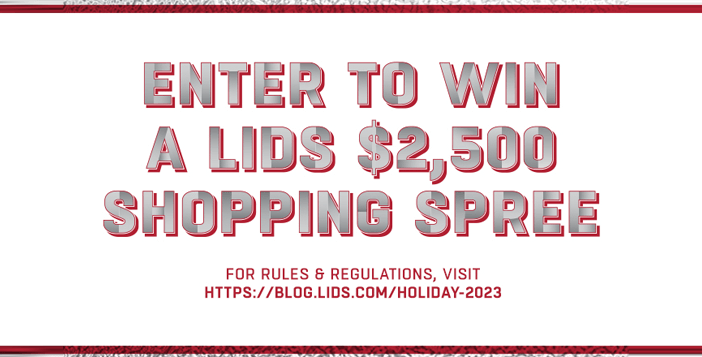 $2,500 Lids 2023 Holiday Giveaway