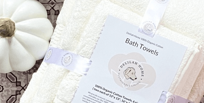 Delilah Home 100% Organic Cotton Towel Set Giveaway