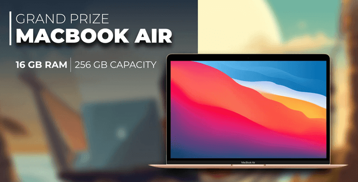 Apple Macbook Air + $1000 Cash + Business Coaching Program Giveaway