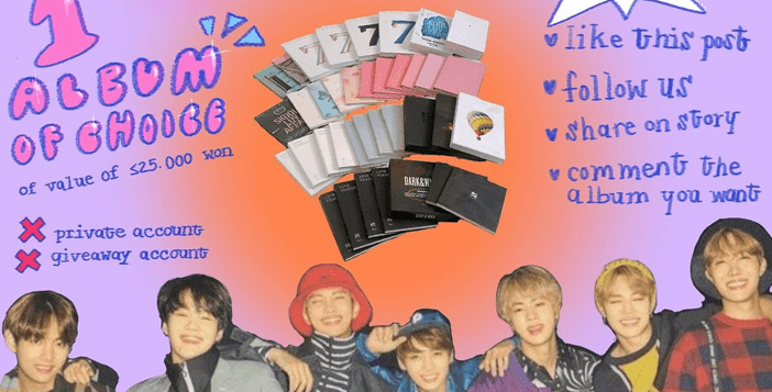 BTS Album of Choice Giveaway