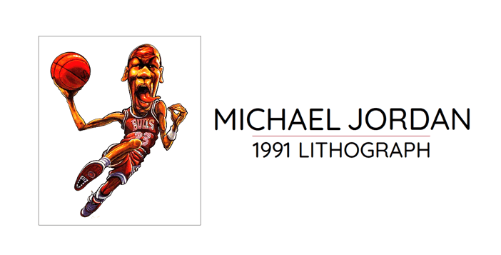$400 Michael Jordan Lithograph Giveaway