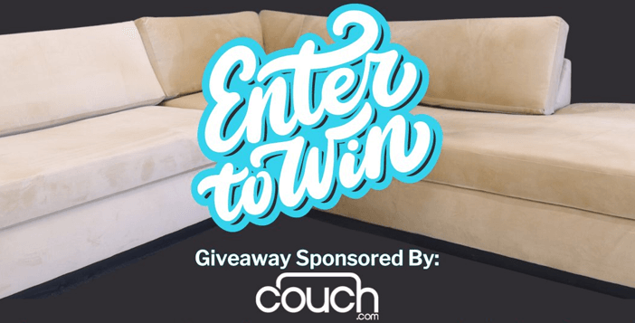 Custom Made Sectional Couch Giveaway