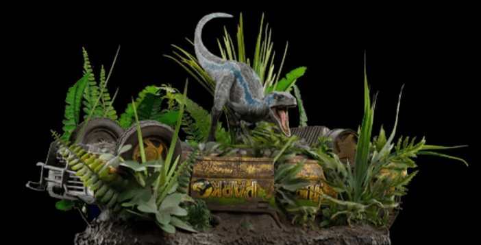 Jurassic World Fallen Kingdom Blue Deluxe Art Scale Statue Giveaway