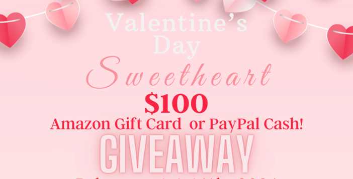 $100 Amazon Gift Card Or Paypal Cash Giveaway