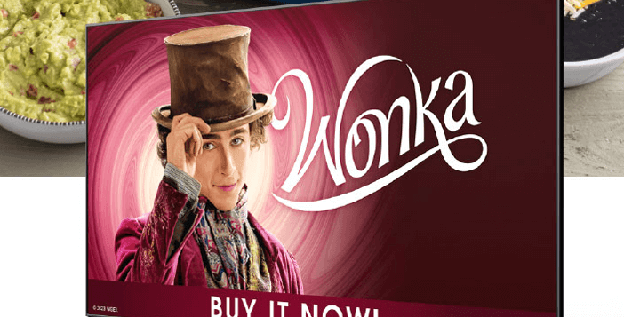 55″ Flat Screen TV + Wonka Movie Giveaway