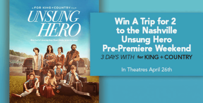 The Unsung Hero VIP Experience Giveaway