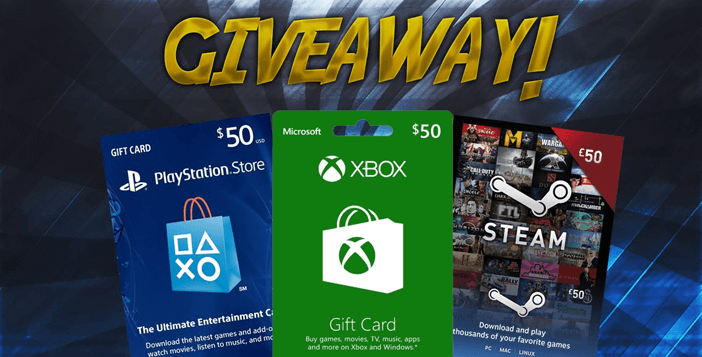 $100 Steam Xbox PSN Gift Card Giveaway