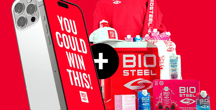 iPhone 15 & BioSteel Product Giveaway
