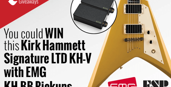 Kirk Hammett Signature LTD KH-V Guitar Giveaway