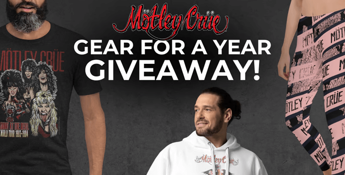 Motley Crue Gear For A Year Giveaway