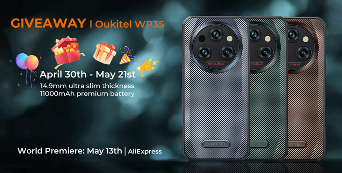 OUKITEL WP35 Business Phone Giveaway