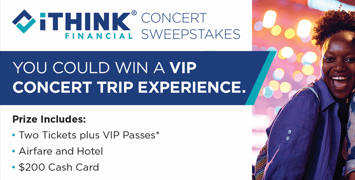 The iTHINK Financial VIP Concert Experience 2024 Giveaway
