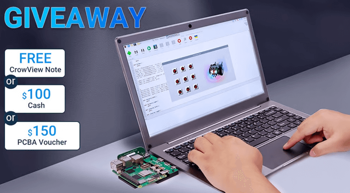 CrowView Note Laptop Kickstarter Pre-Launch Giveaway