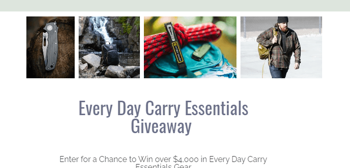 Every Day Carry Essentials Giveaway