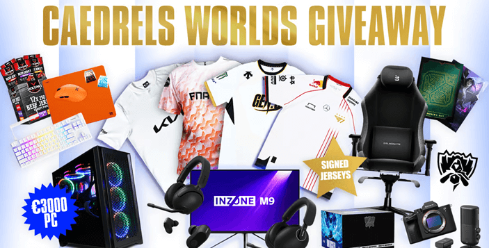 Caedrel’s Worlds 2024 Giveaway