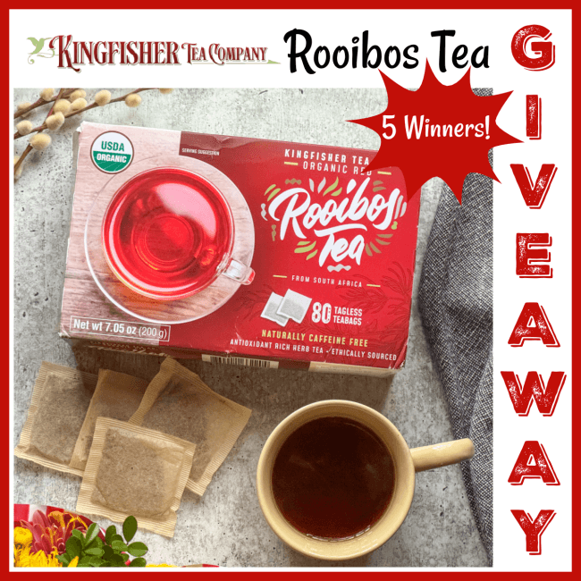 Kingfisher Rooibos Tea Giveaway