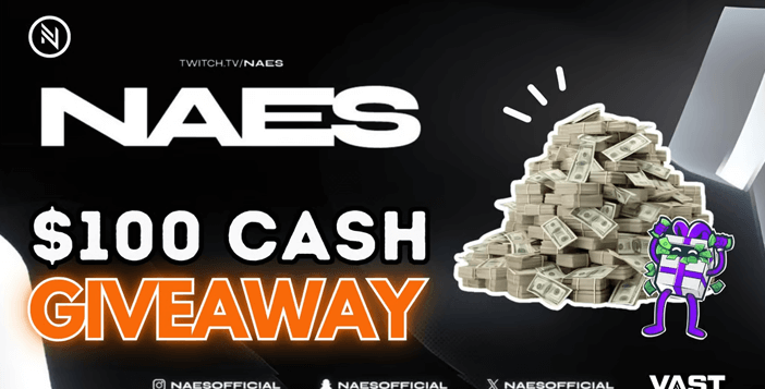 Vast Gaming Naes Cash Giveaway