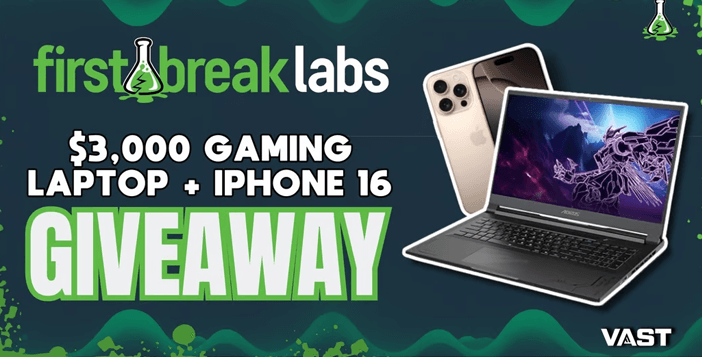 $3,000 Gaming Laptop + iPhone 16 Giveaway