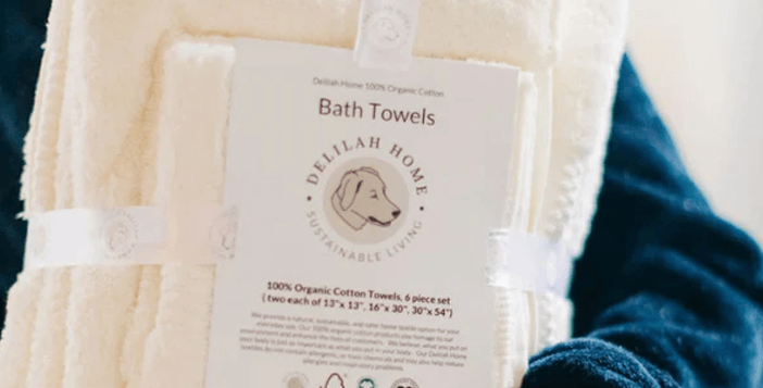 Delilah Home 100% Organic Cotton Bath Towel Set Giveaway