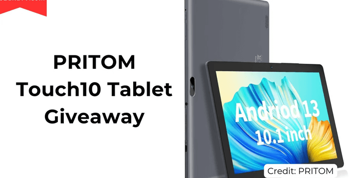 PRITOM Touch10 Tablet Giveaway