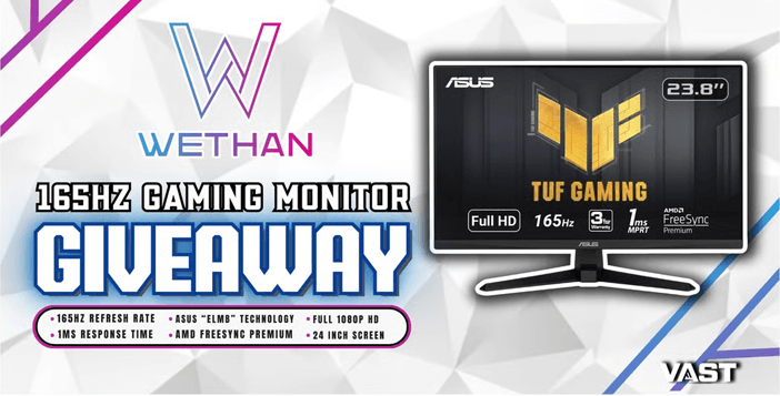 Wethan 165Hz Gaming Monitor Giveaway