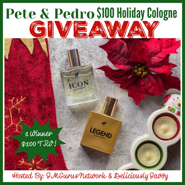 Pete & Pedro $100 Holiday Cologne Giveaway