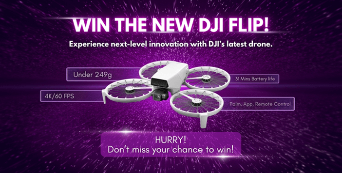 DJI Flip + DJI RC 2 Giveaway