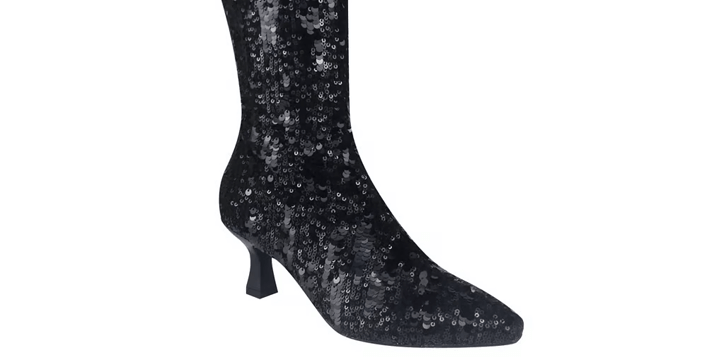 Nyree Stretch Sequin Boot with Memory Foam Giveaway