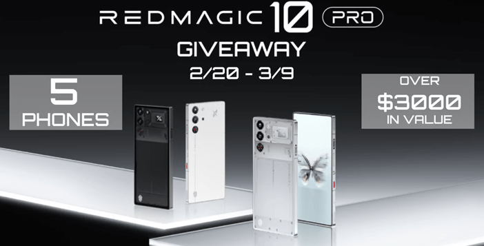 REDMAGIC 10 Pro Giveaway