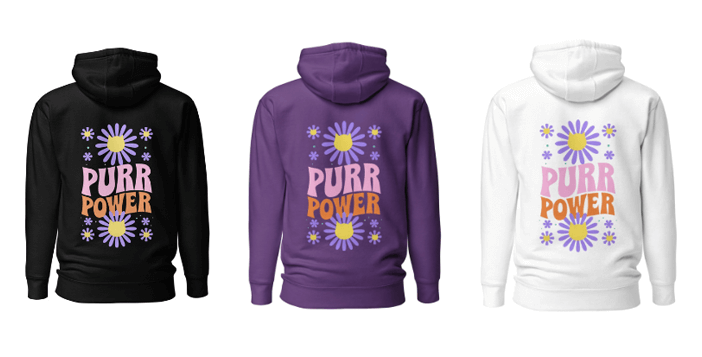 The Tiniest Tiger Purr Power Cat-Themed Hoodie Giveaway