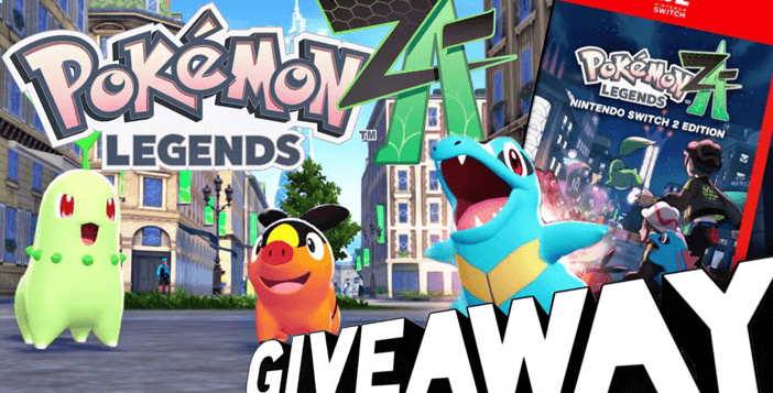 $80 Pokemon Legends: Z-A Gift Card Nintendo, Xbox or Playstation Giveaway