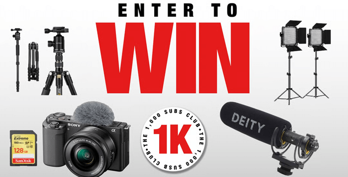 Sony ZVE-10 Camera 1000 Subs Club Giveaway