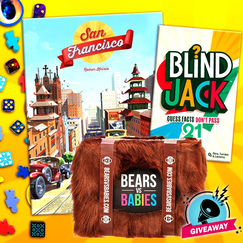 3 Brand New Board Games Giveaway