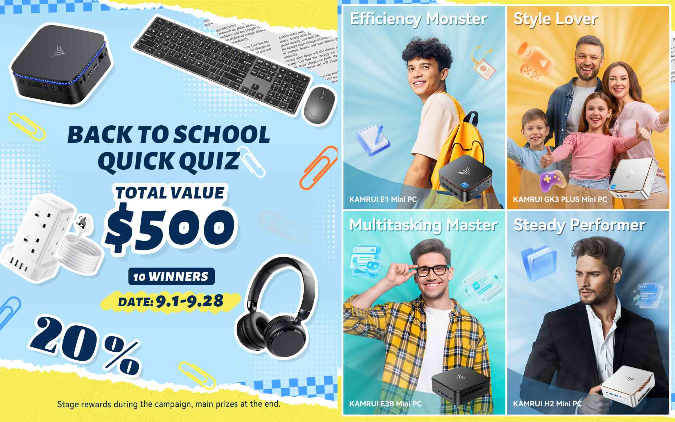 10x KAMRUI AK1PLUS Mini PC Giveaway