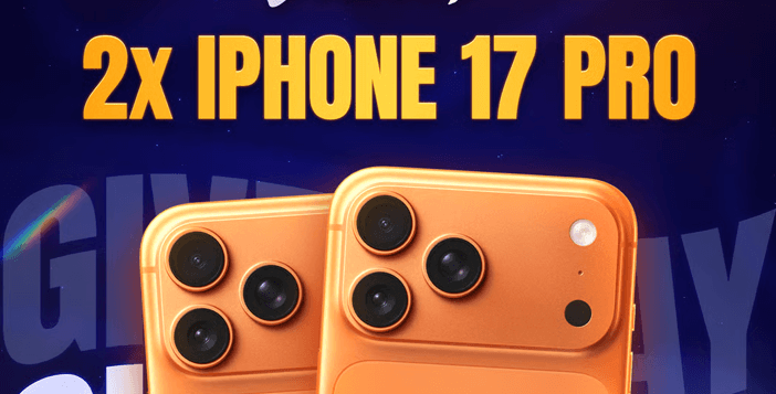 2x iPhone 17 Pro Giveaway