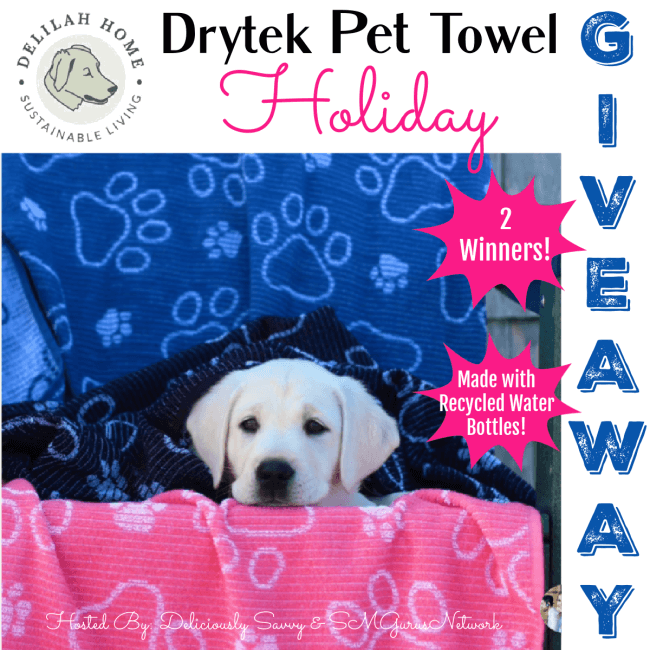 Delilah Home Drytek Pet Towel Holiday Giveaway
