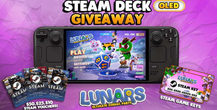 OLED 512GB Steam Deck Giveaway
