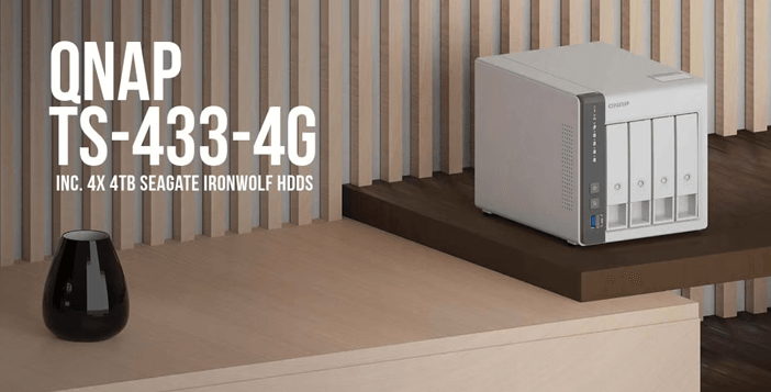 QNAP TS-433 Network Attached Storage Giveaway