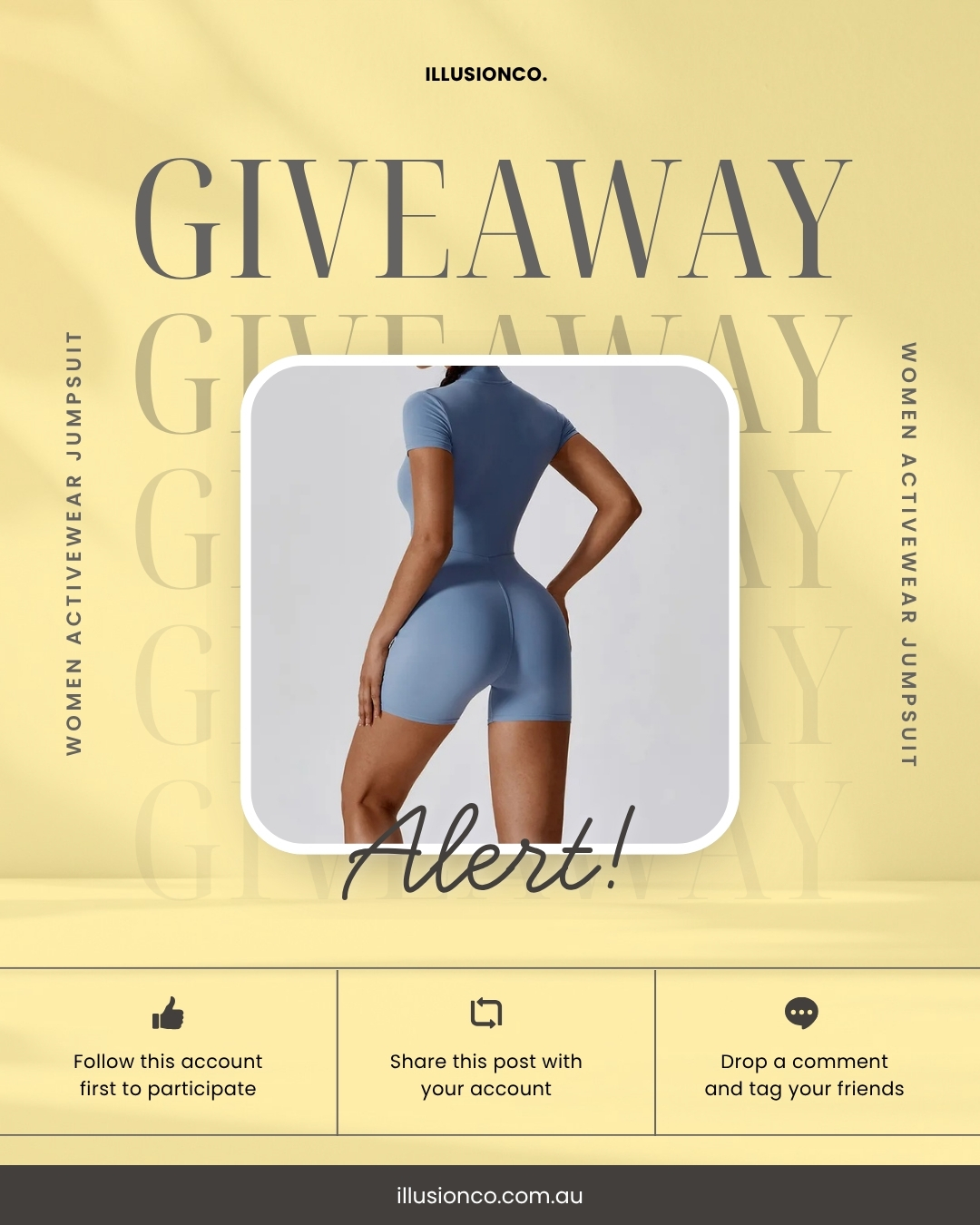 Women Activewear Jumpsuits Giveaway