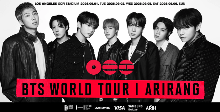 BTS Arirang SoFi Stadium Concert Ticket Giveaway