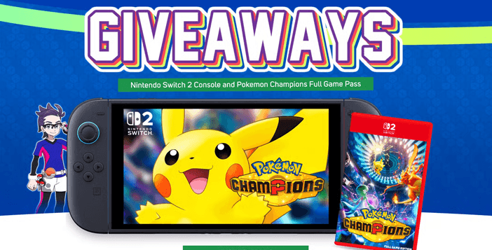 Nintendo Switch 2 and Pokemon Champions Giveaway