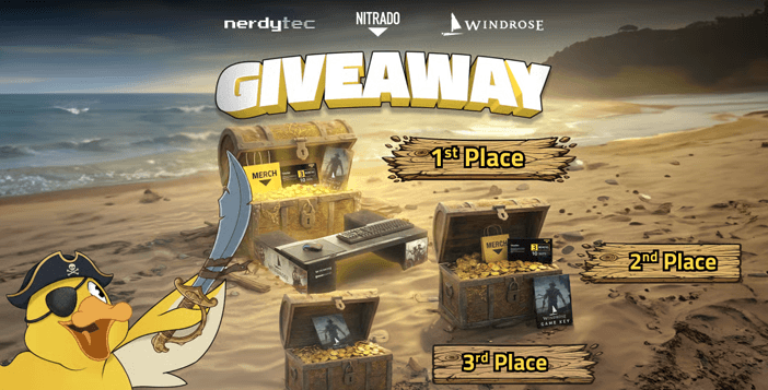 Nitrado x Windrose x Nerdytec Giveaway