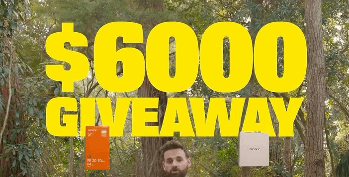 $6000 Camera Gear Giveaway