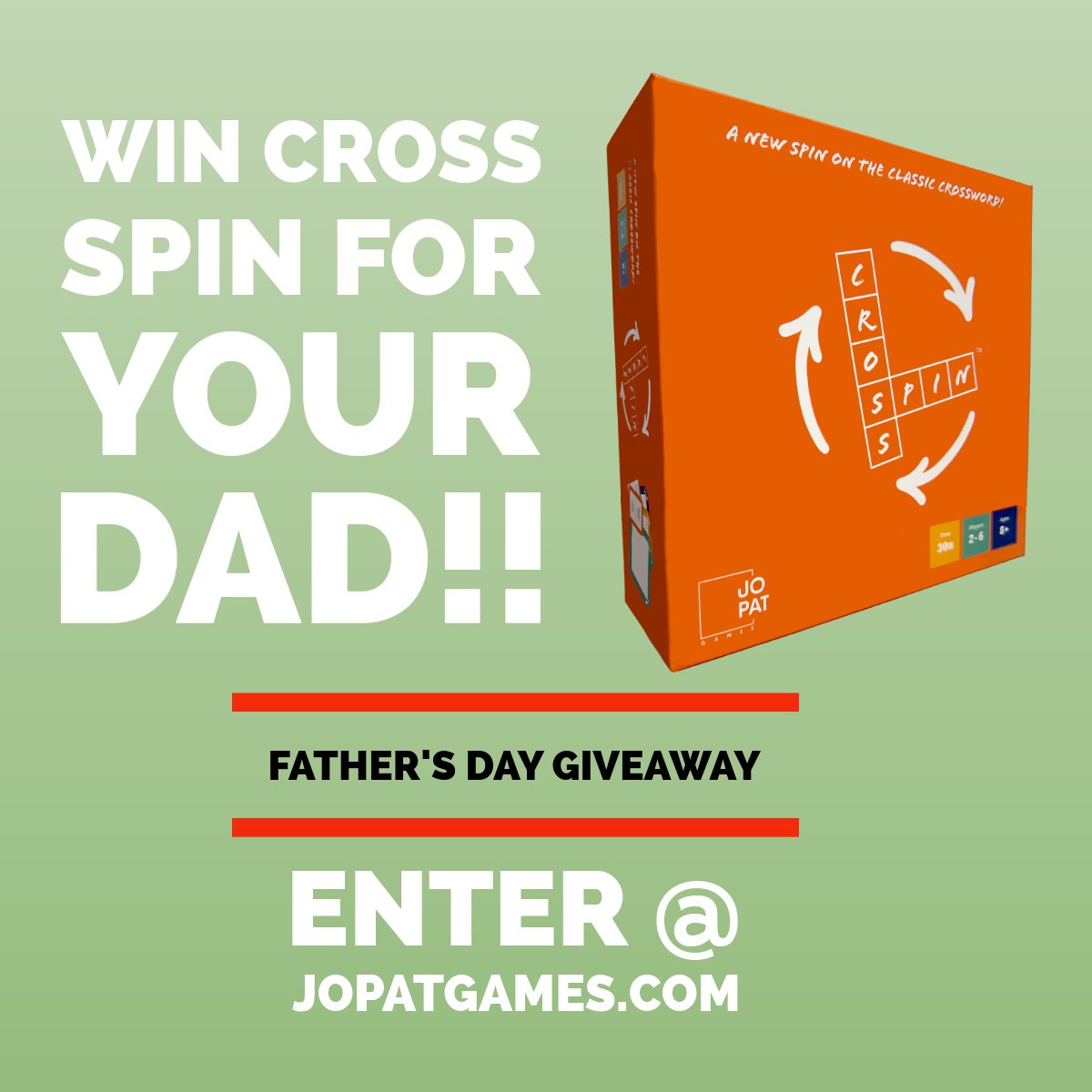 $25 Board Game – Cross Spin Giveaway