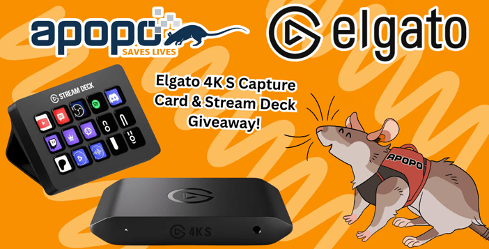 APOPO HeroRATs Elgato Giveaway